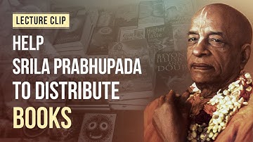 Help Srila Prabhupada to distribute Books | Srila Prabhupada