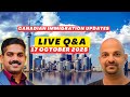 Latest Live Q&A Canada Immigration With Jayesh Jacob RCIC, Bijo Sebastian(Host)