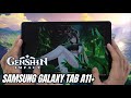 Samsung Galaxy Tab A11+ Test Game Genshin Impact Max Graphics | Dimensity 7300
