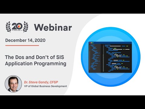 SIS Application Program: the Dos and Don'ts