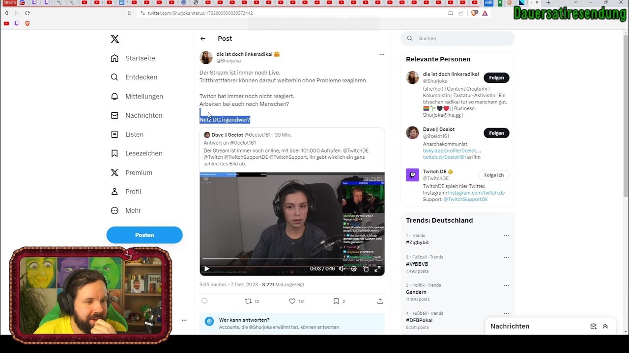 Shurjokas Twitter-Meltdown