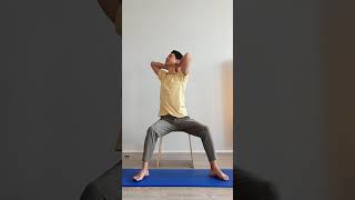 GYROKINESIS® Methode. Part 1 "Sitting on chair"/ Flexibility, strength for body #shorts