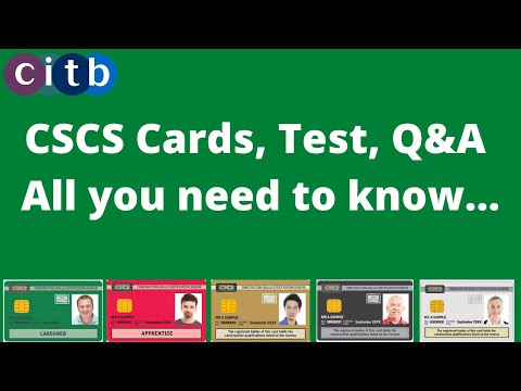 Video: Mikä on CSCS-nimitys?