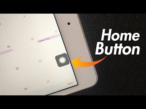 स्क्रीन पर iPad होम बटन - इसे कैसे प्राप्त करें