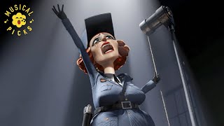 Alexs Big Speech & Captain Dubois Big Song Madagascar 3 Ben Stiller, Frances Mcdormand