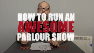 Thumbnail for How To Run An Awesome Parlour Show Full Show Breakdown | Magic Stuff With Craig Petty