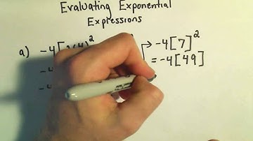 Evaluating Exponential Expressions (Numbers Only, No Variables) - Ex 3
