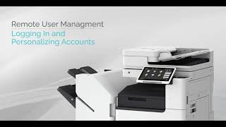 How to Log In and Personalize Accounts on the Canon imageRUNNER ADVANCE DX by CanonUSA 329 views 2 weeks ago 1 minute