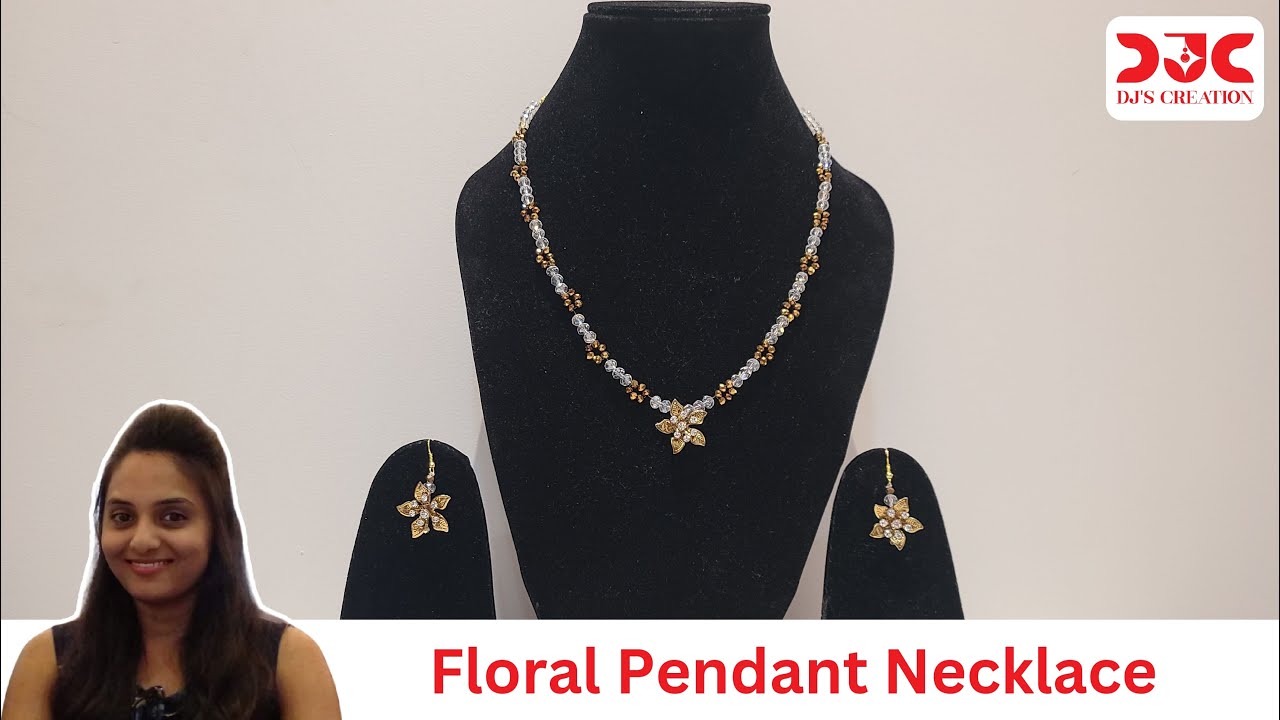 Handmade Beaded Necklace Design Handmade Jewelry Design How to Make a Beaded Necklace dj's creation