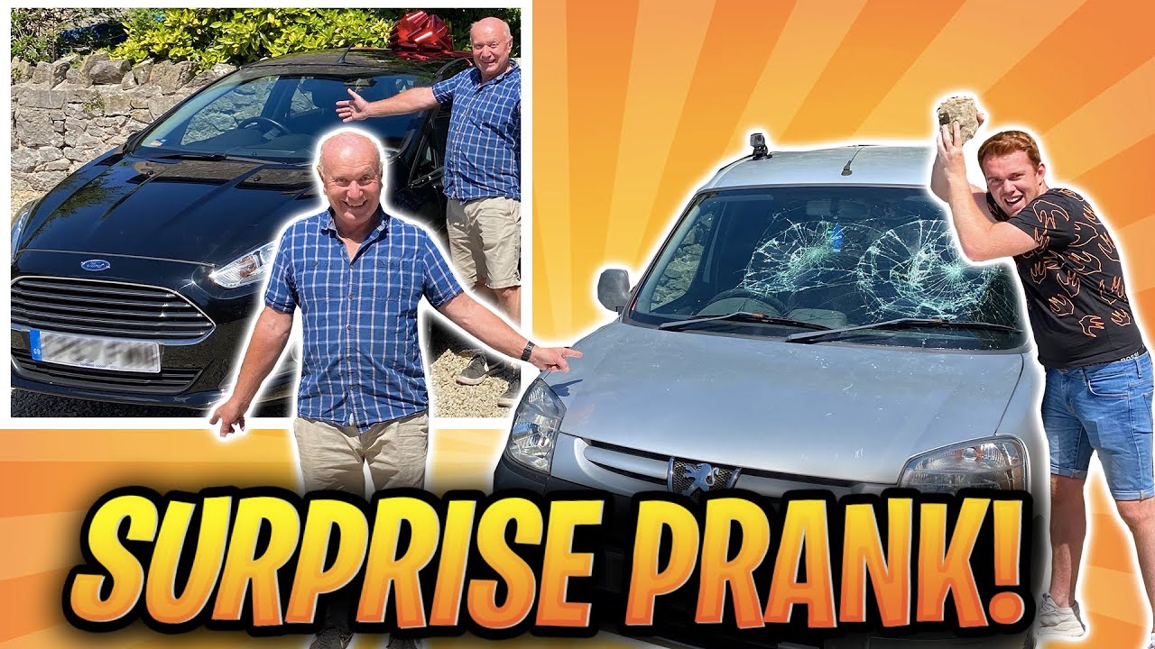 SURPRISING MY DAD WITH A NEW CAR AT 20 YEARS OLD - YouTube