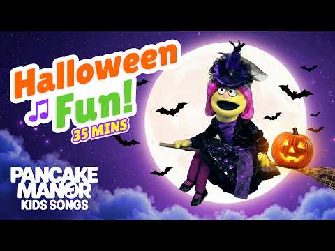 Halloween Songs for Kids & Toddlers! 🎃 | Pancake Manor