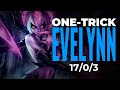 Evelynn vs Kha'Zix (Jungle) 17/0/3 | EUW Master 1075LP | Evelynn OTP