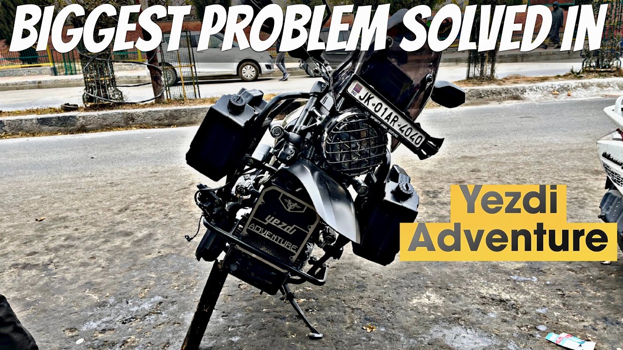 Handle problem in Yezdi Adventure | Bike moving to right