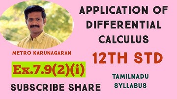 12th Std Maths Ex.7.9(2)(1)(i) Sketch the graph of y= -1/3(x^3-3x+2)