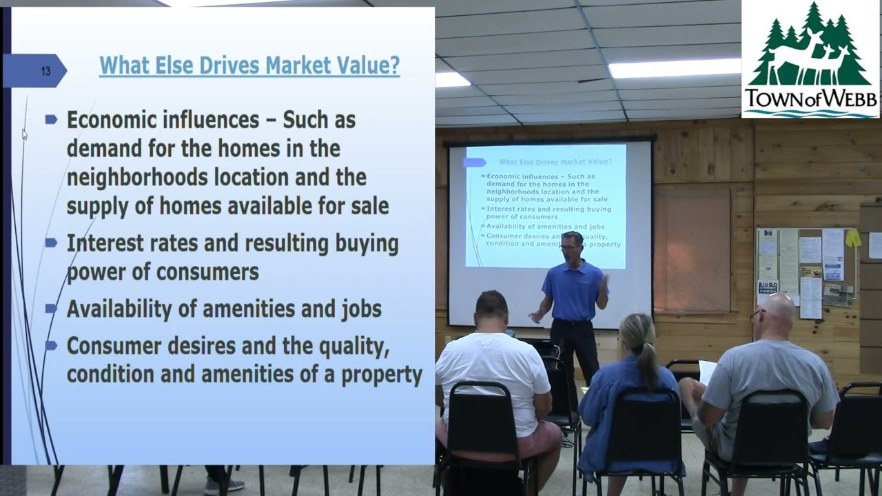 July 23rd, 2025, Town of Webb Reassessment  Public Meeting, Location : Big Moose Location.