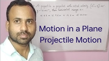 A projectile is projected with initial velocity (6i^+ 8j^) m/s . If g= 10 m/s2, then...