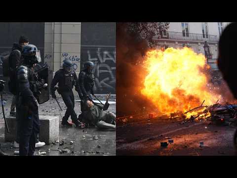 ​‘NEAR ANARCHY’: Police lose control as thugs run riot through French streets