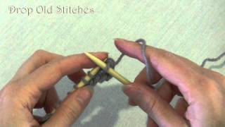 Knitting How to Decrese k2tog (english style)