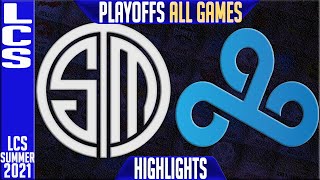 TSM vs C9 Highlights ALL GAMES | LCS Summer Playoffs Round 3 | Team Solomid vs Cloud9