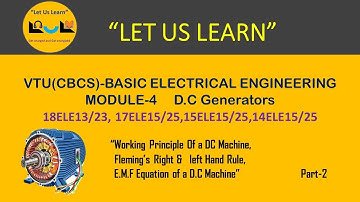 BEE MODULE 4 DC GENERATOR PART 2