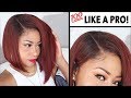 EASY HOW TO INSTALL LACE WIGS! ➟ (NO Glue, NO Sew, NO Band!!)