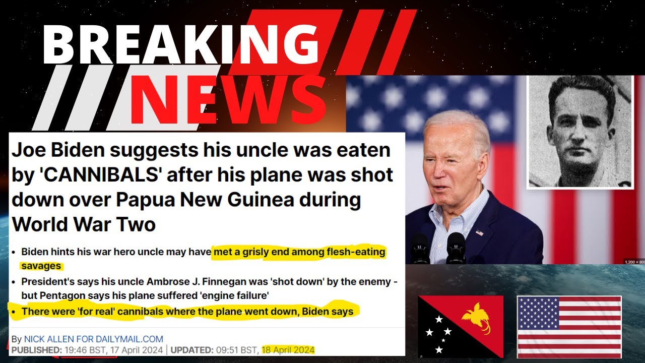 US President Joe Biden | Uncle Eaten by 'CANNIBALS' in Papua New Guinea ...