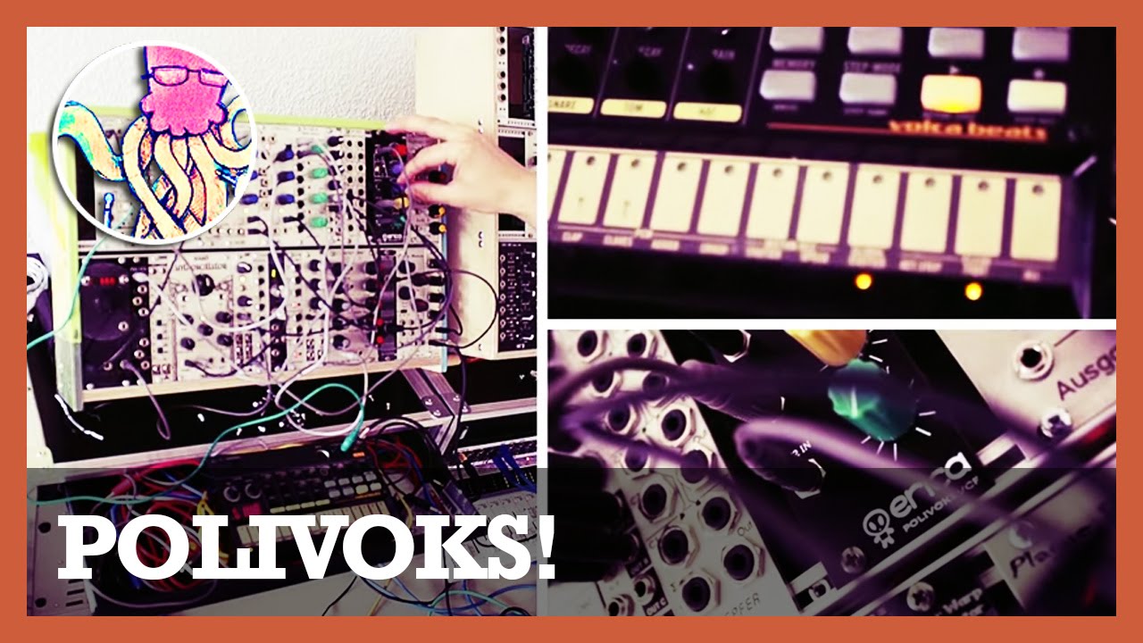 Super Warp Polivoks Acid - Eurorack Jam (w/ Volca Beats) 