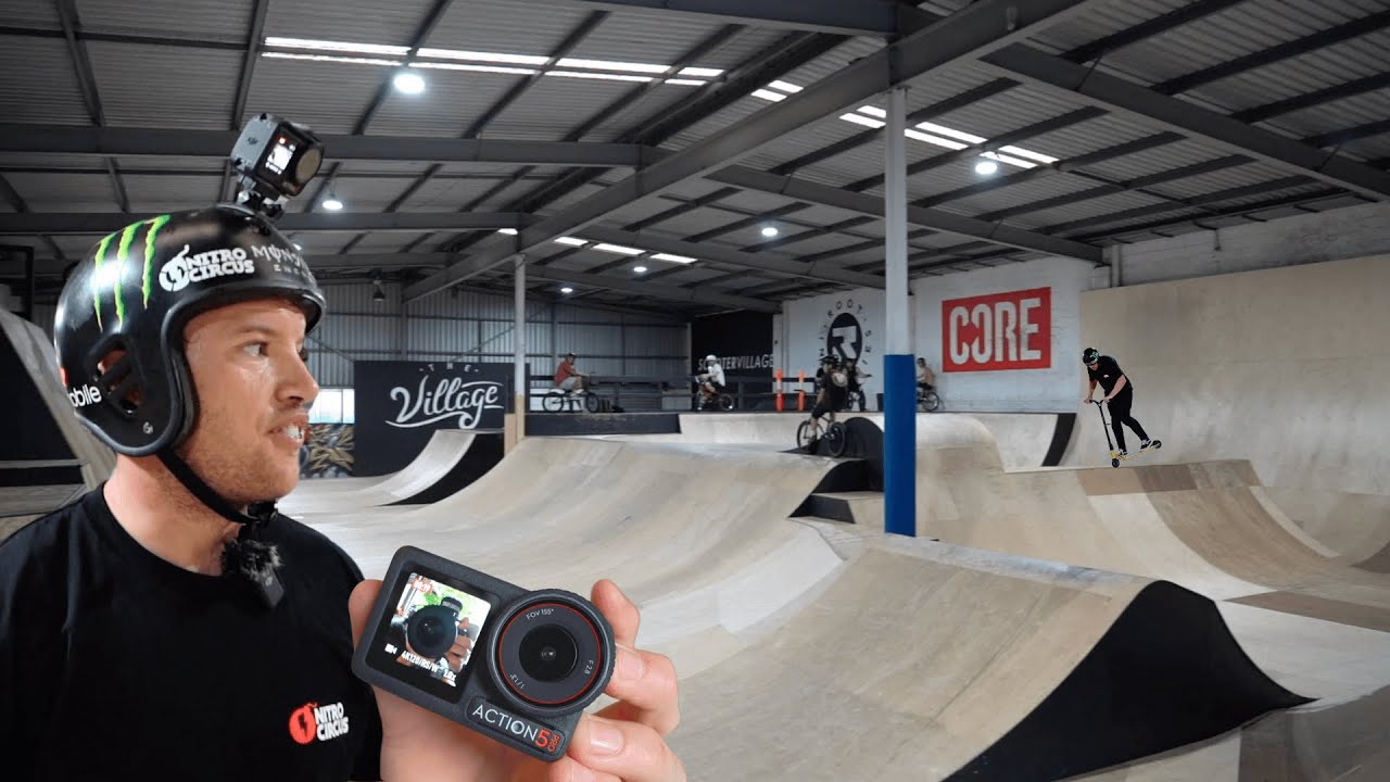 Впервые за 5 лет катаюсь в этом скейт-парке! (Тестирую камеру DJI Osmo Action 5 Pro)
