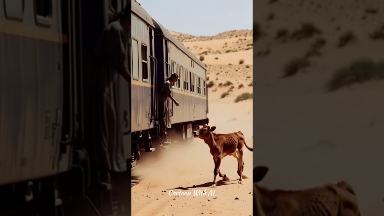 cow calf and apple tree 