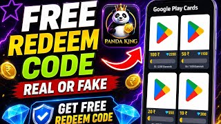 Panda King App Real Or Fake | Free Redeem Code App | Google Play Gift Card New App 2026 |  New App screenshot 5