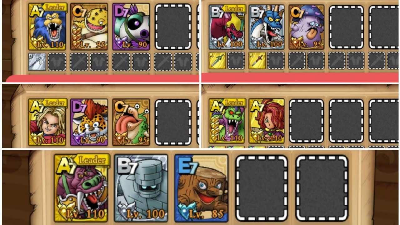 All-Out Battle! Nimzo Hard (All 5 stages Perfect clear) (No S unit) - Dragon Quest Tact