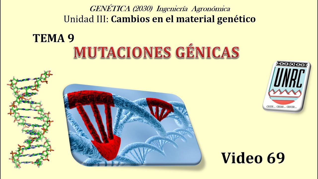 72 Tema 9 Mutaciones génicas. Aleatoriedad-Detección-Lastre. Genética (Cód. 2020)