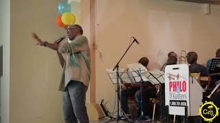 Trinidad Rio performing at Back To Basics Tent Kaiso 2020