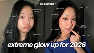 GLOW UP WITH ME FOR 2026 in 48 hours *on a budget*