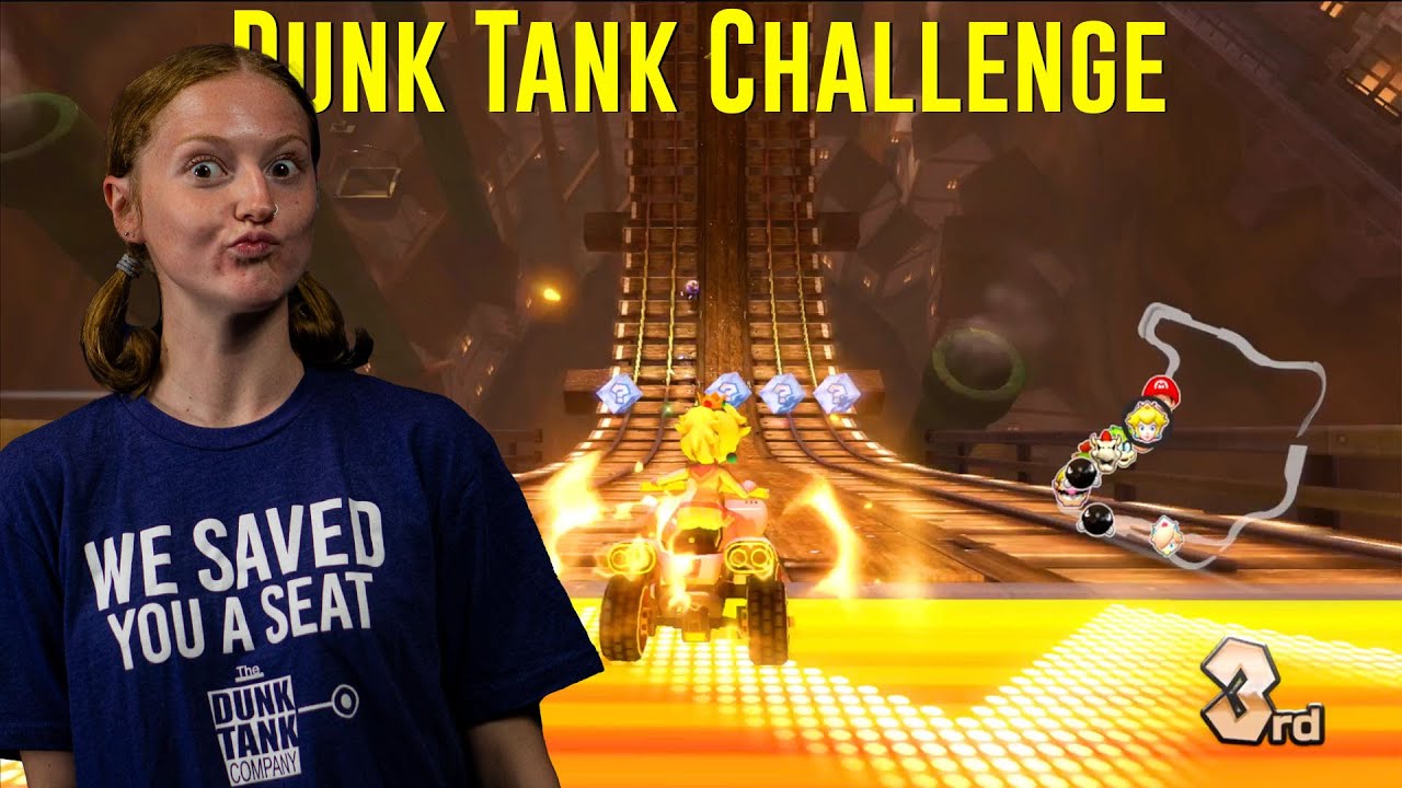 Pigtail Power is Back!  Mario Kart   The Dunk Tank Challenge