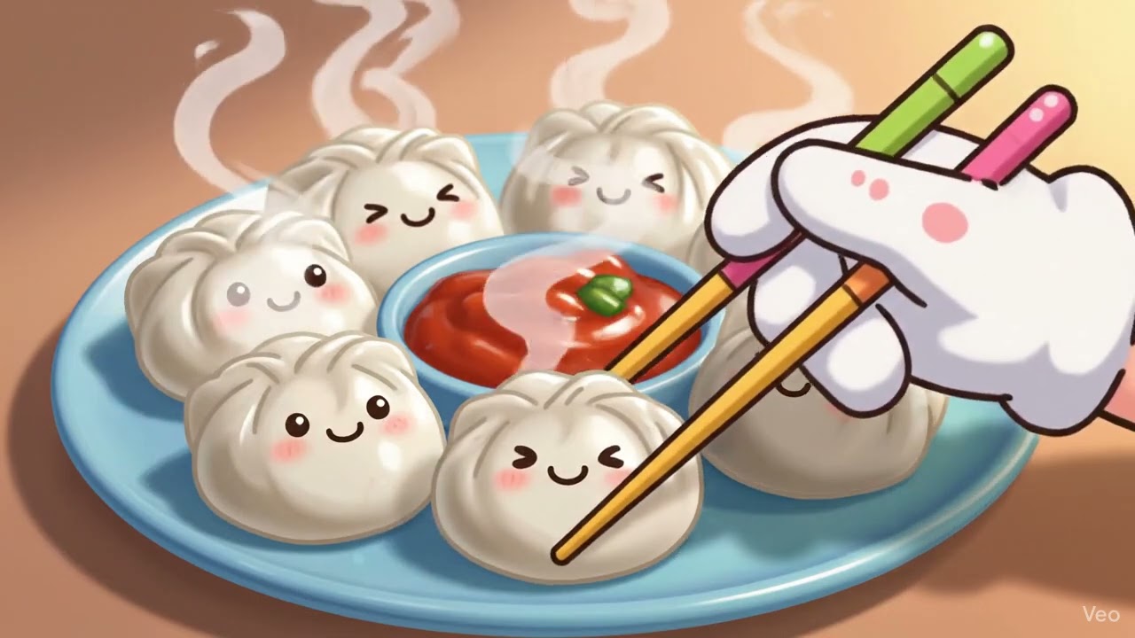 🥟 Anime Momos Battle for Flavor | Funny Food Animation | FoodieFiesta 🍜🔥