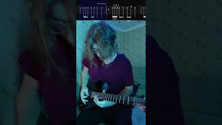 M.I.A. - Bad Girls (Guitar Cover + Screen Tabs) #shorts