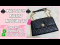 KATE SPADE | BLACK NATALIA MEDIUM FLAP | UNBOXING & REVIEW | TEAM VALENCIA VLOGS