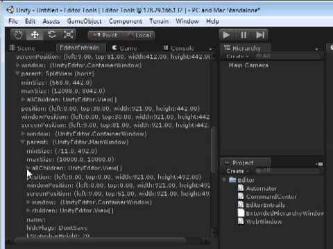 Editor Entrails - Expose the guts of Unity's Editor