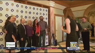 Law enforcement and fire departments recognize first responders