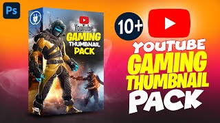 Gaming youtube thumbnail pack for | Adobe Photoshop