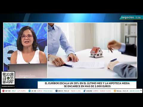 El eur&iacute;bor escala un 20% en el &uacute;ltimo mes y la hipoteca media se encarece en m&aacute;s de 2.000 euros