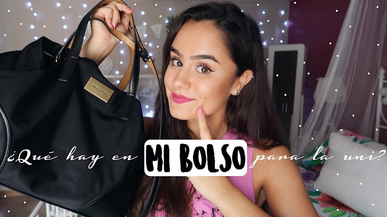 ¿Qué hay en mi bolso para la Universidad?