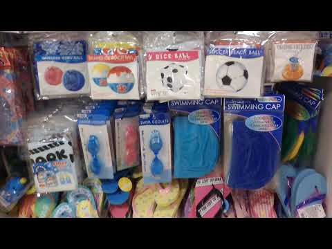 ビーチボール　　　空ビ売り場セリア