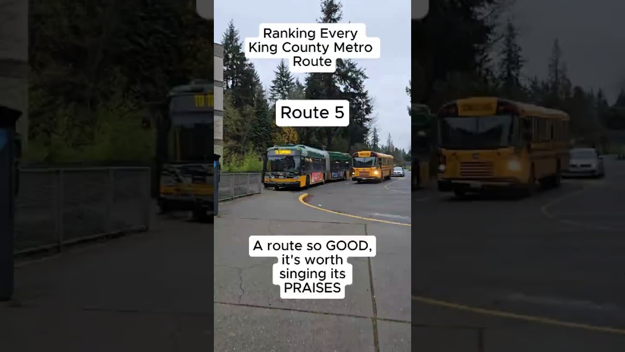 Маршрут 5 — Рейтинг всех маршрутов метрополитена округа Кинг 