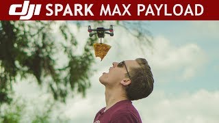 DJI Spark Max Payload Test + How To Transport A Pizza 🍕