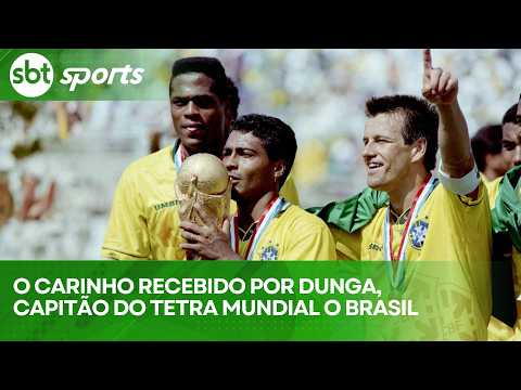 DUNGA ÍDOLO! Recepção do craque após o TETRA MUNDIAL!
