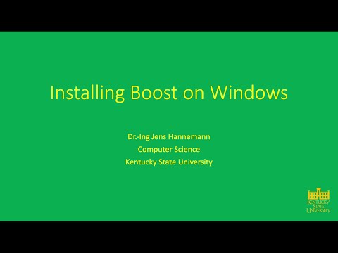 Toolchain Setup - Installing Boost on Windows
