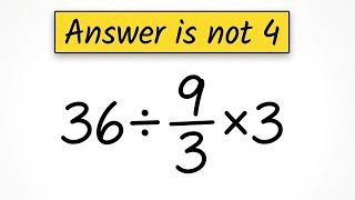 99% Of People Get This PEMDAS Problem Wrong!