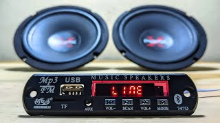 Audio amplifier Bluetooth Speaker, FM radio, USB mp3 Player